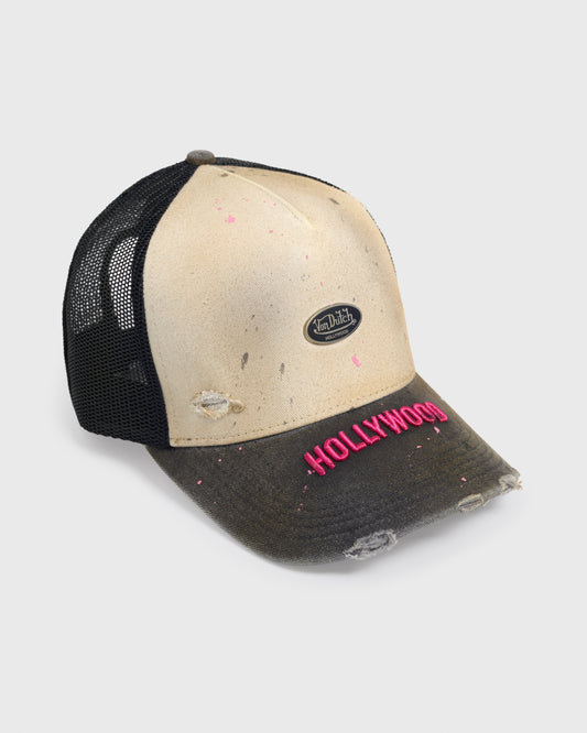 VDH Enamel Pin Trucker - Black - Front