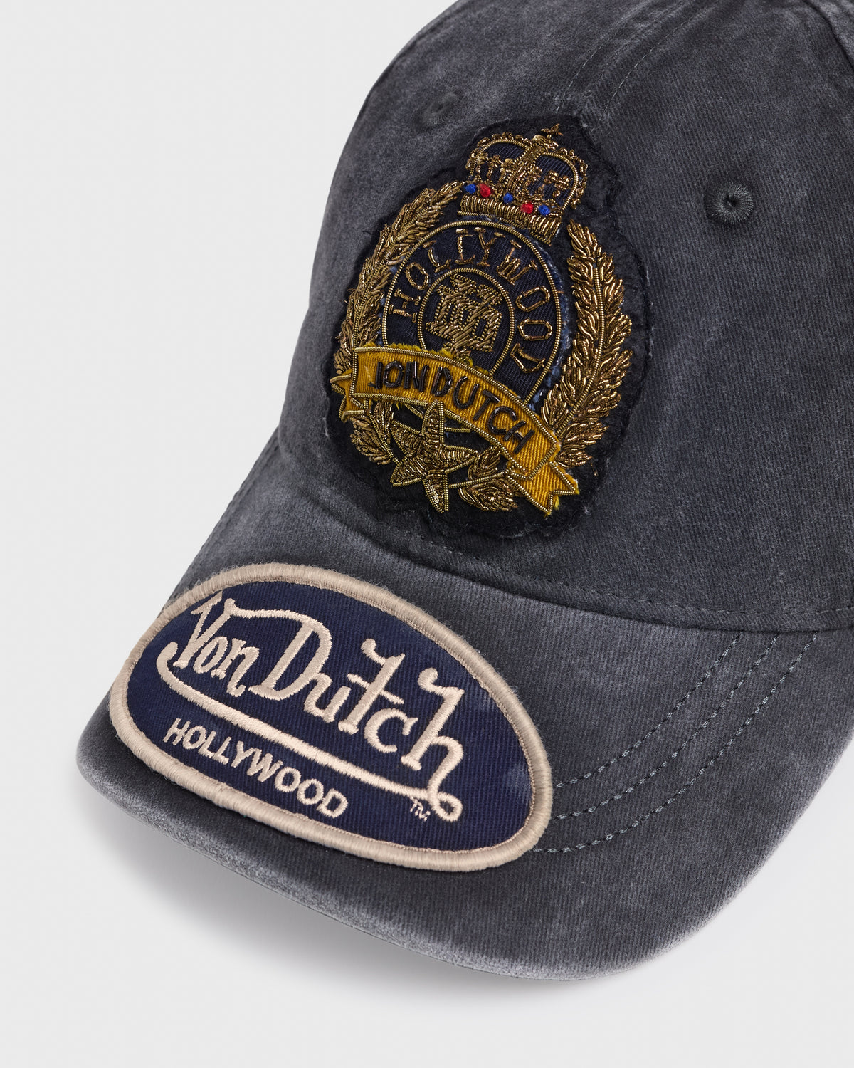 Bullion Dad Hat - Black - Detail
