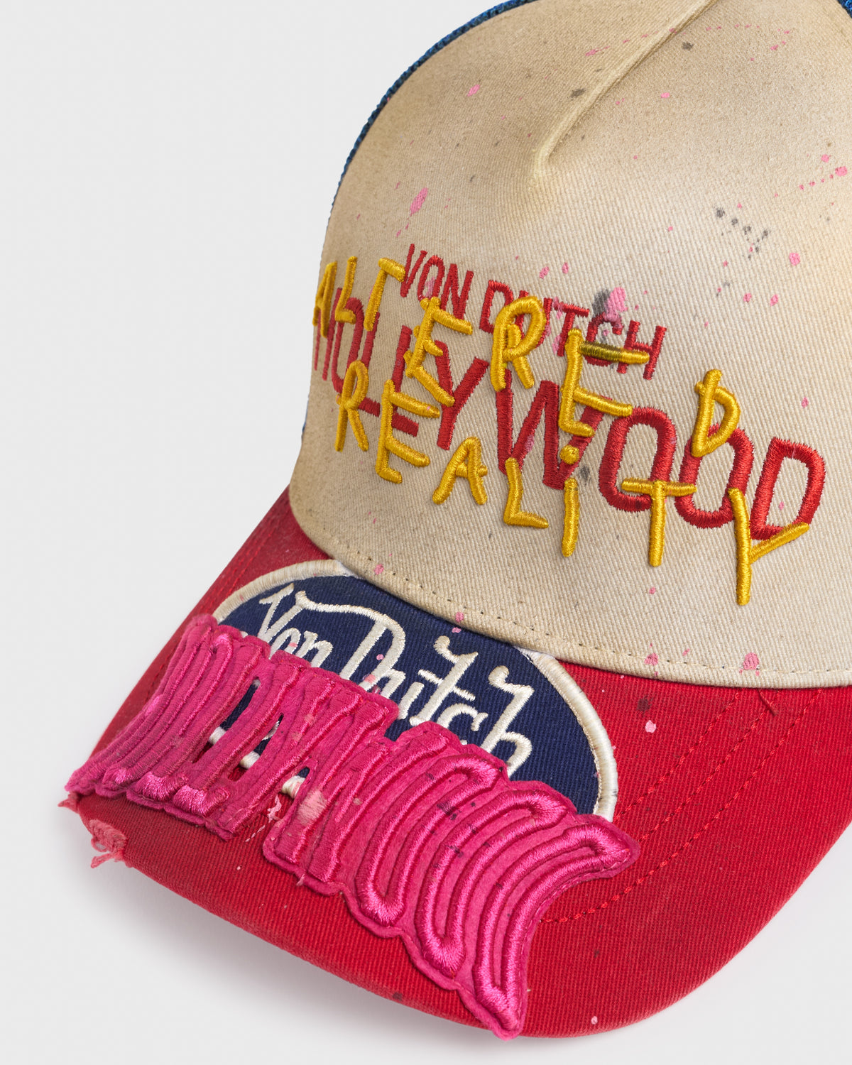 Altered Reality Trucker - Red/Blue - Detail