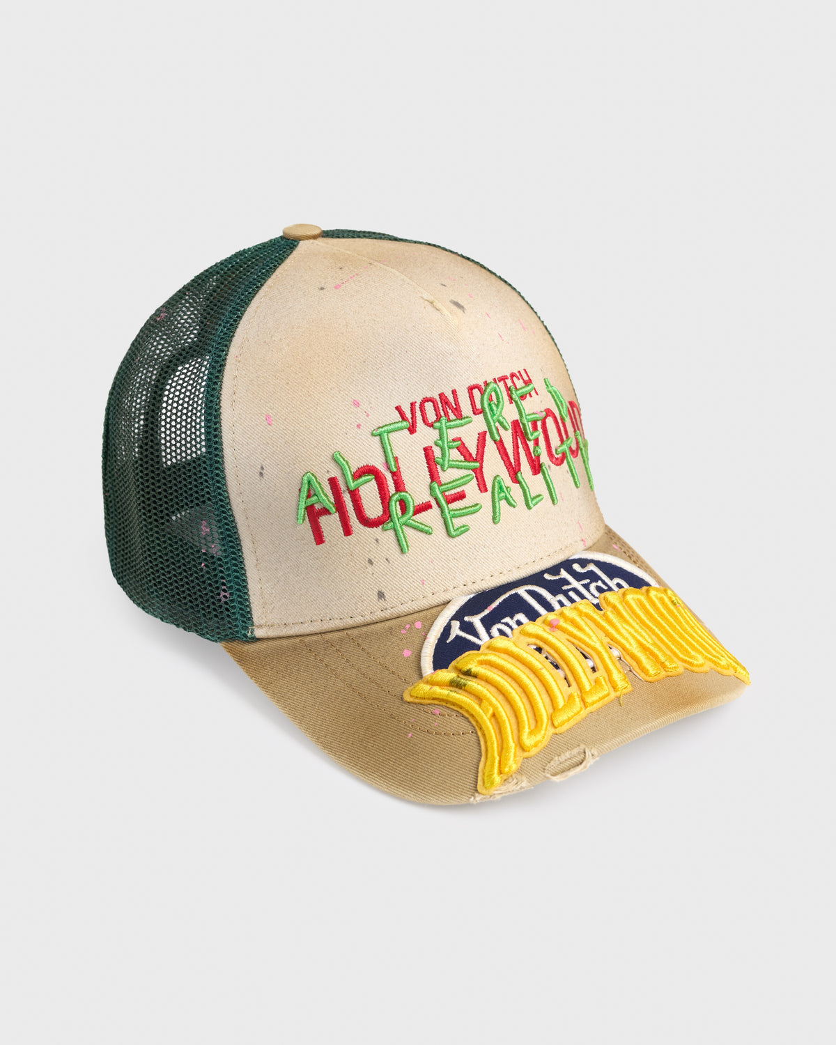 Altered Reality Trucker - Camel/Hunter - Front