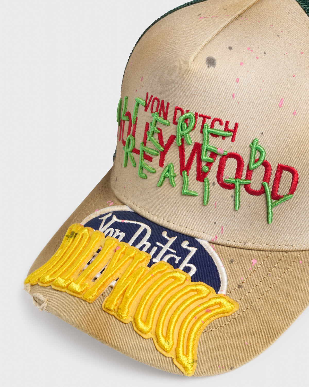 Altered Reality Trucker - Camel/Hunter - Detail